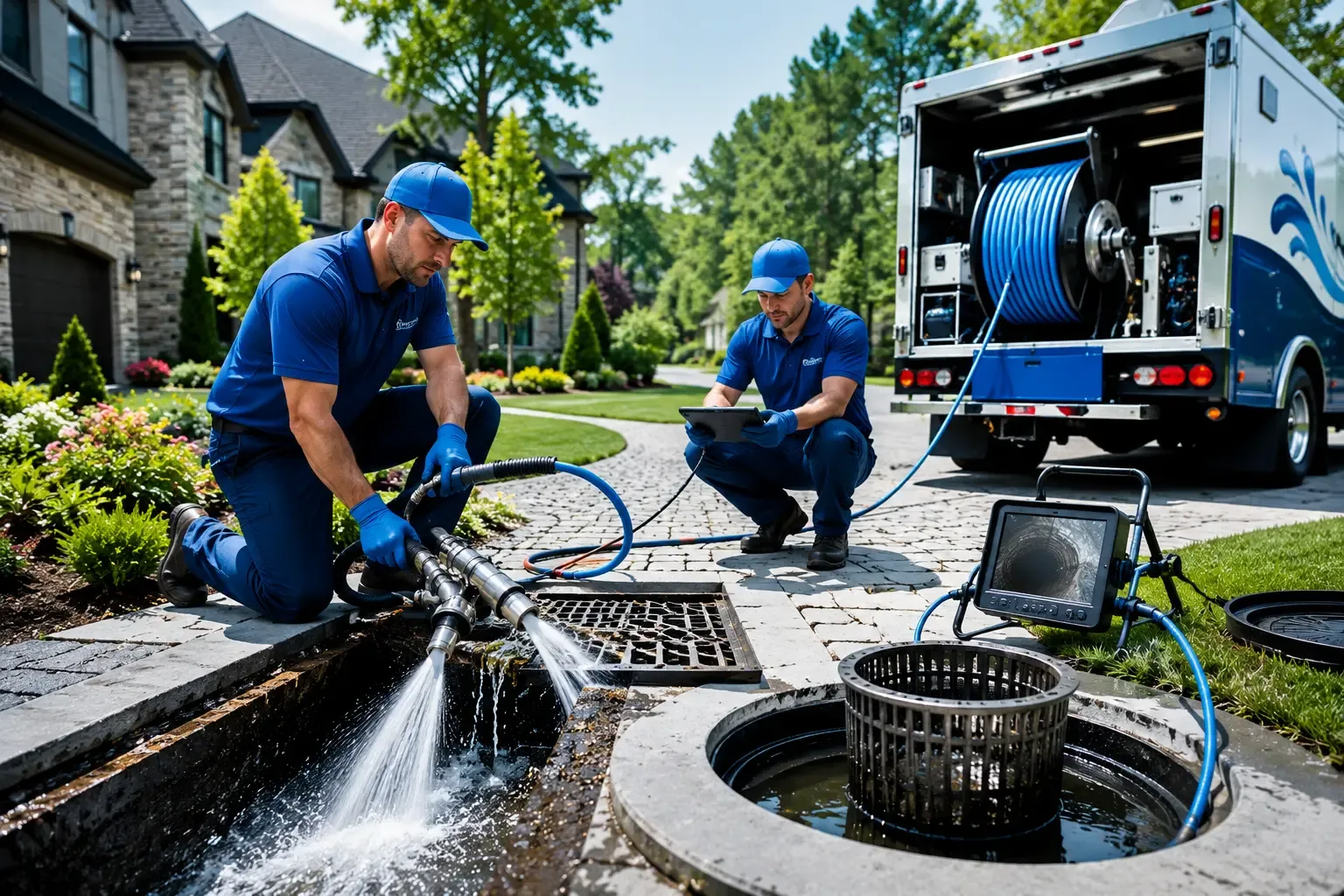 Local outdoor drain cleaning professionals in Battle Creek, NE