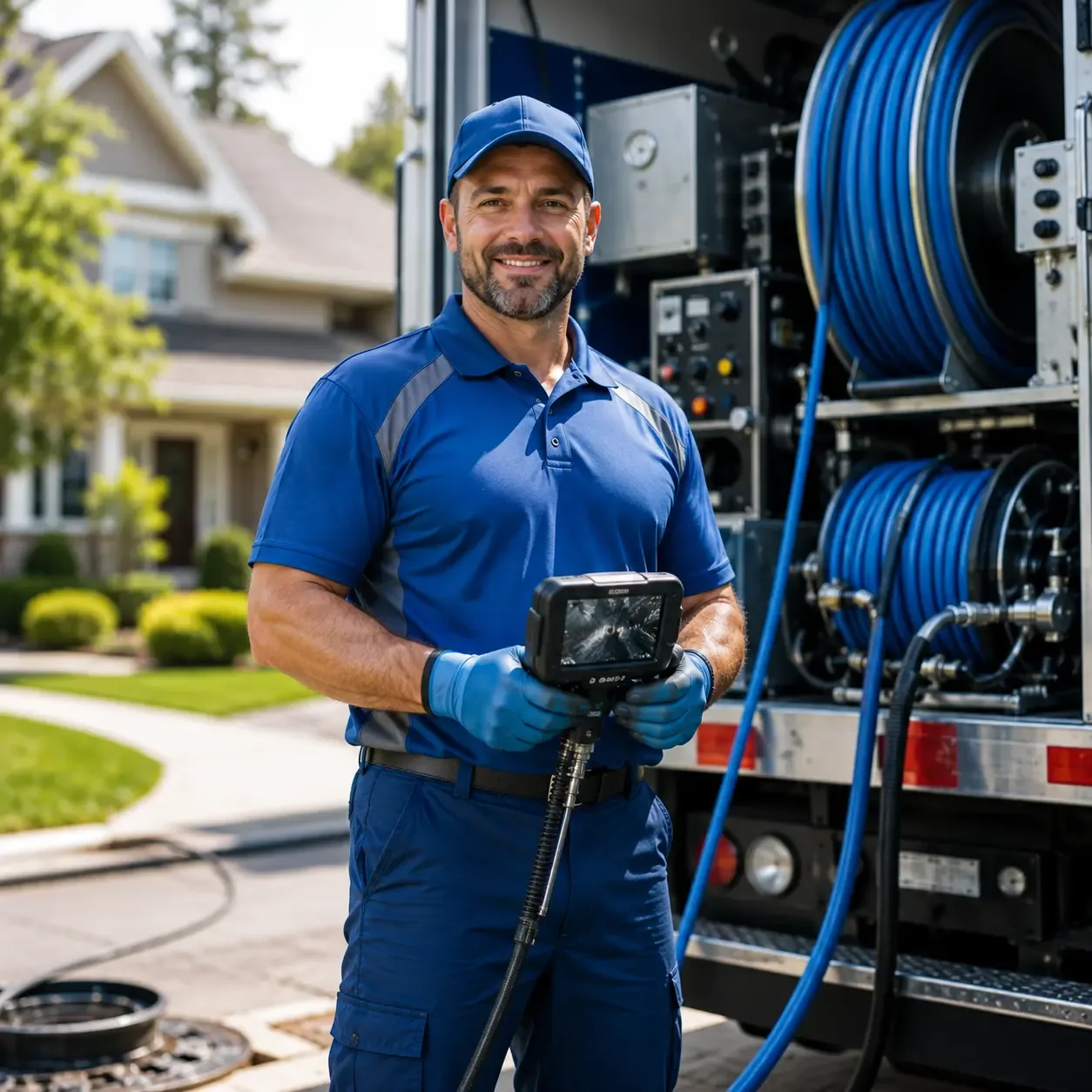 Local outdoor drain cleaning specialists in Battle Creek, NE
